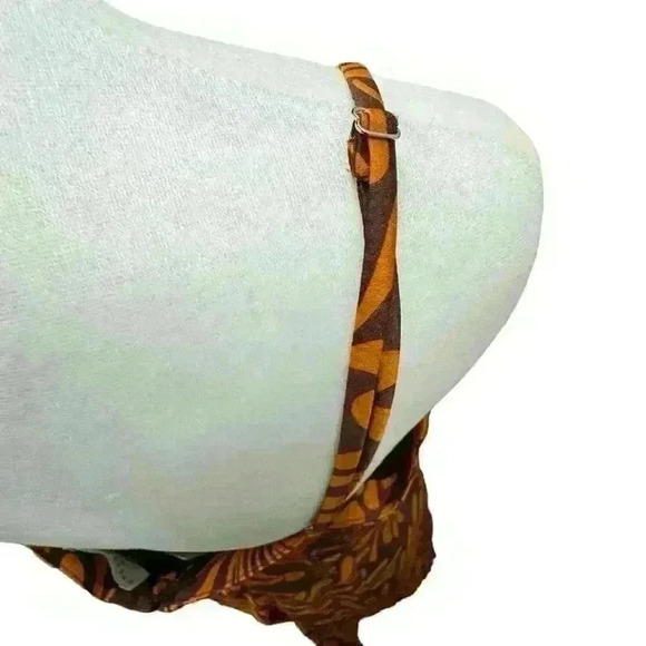 DRESS FORUM DECO ASYMETRICAL HEM MINI DRESS OPEN BACK SPAGHETTI STRAP SIZE L - Picture 13 of 16